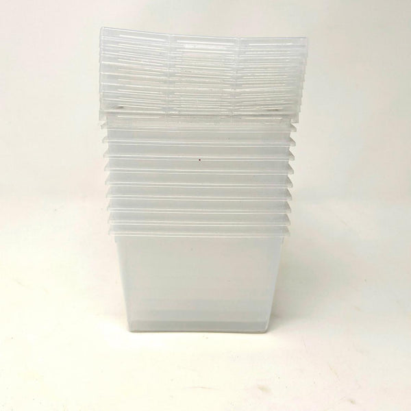 Ventilated Stackable Square Cup Flip Top Enclosures