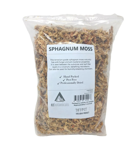 2 Gallon Long Fiber New Zealand Sphagnum Moss 10oz [280 Grams]
