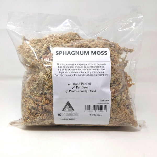4 Gallon Long Fiber New Zealand Sphagnum Moss 20oz [460 Grams]