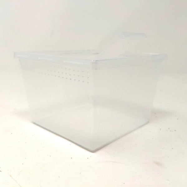10 Pack - 7oz Ventilated Square Cup Flip Top Enclosure