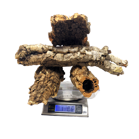 1 Pound Virgin Cork Bark - for Orchids, Airplants, Reptiles, and Terrariums